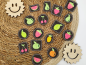 Preview: Label Früchte Set - ITH-Stickdatei